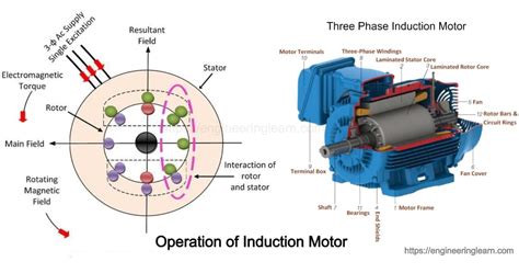 what is the basic principle of operation of a three phase induction motor