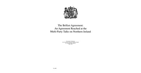 what is the belfast agreement