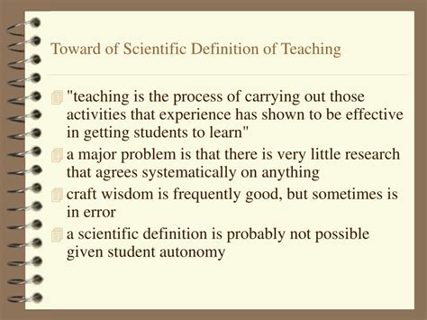 what is the best definition of teaching and learning