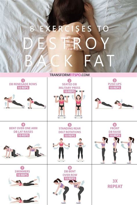 what is the best exercise to get rid of back fat