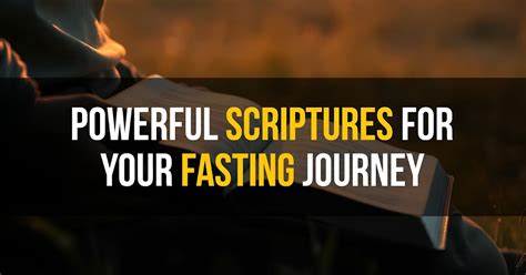 what is the best scripture to read when fasting
