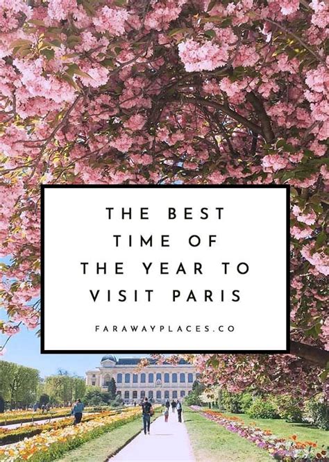 what is the best time of year to visit paris