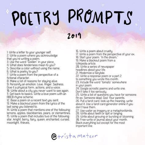 what is the best topic for a poem