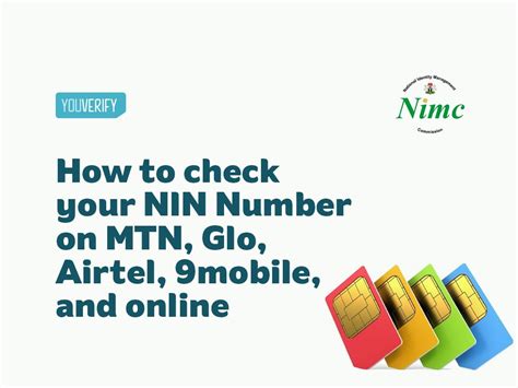 what is the code for checking nin on glo