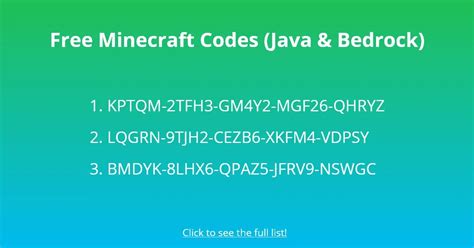 what is the code in minecraft