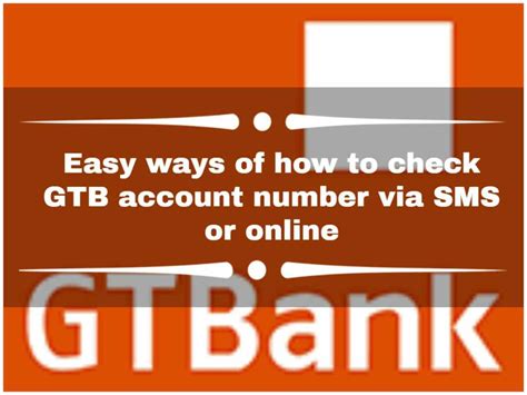 what is the code to check my gtb account number