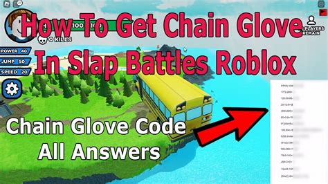 What Is The Code To Get Chain Glove