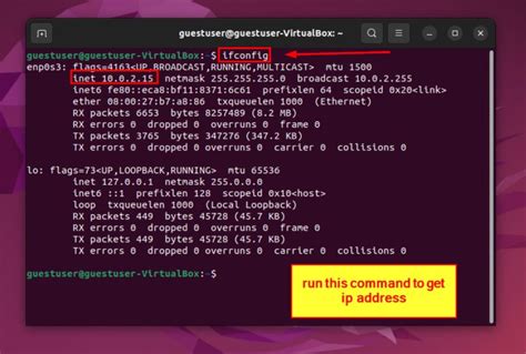 what is the command to find ip address in linux