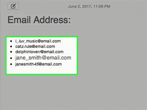 what is the correct example of an email address