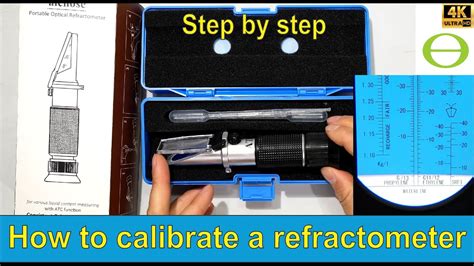 What Is The Correct Sequence Of Calibrating A Refractometer