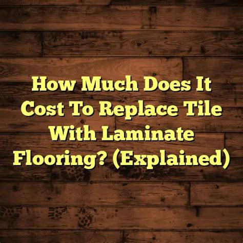 What Is The Cost To Replace A Tile