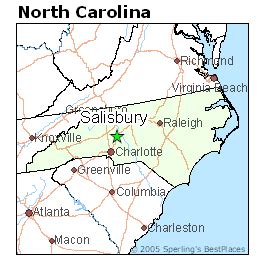 what is the county of salisbury nc