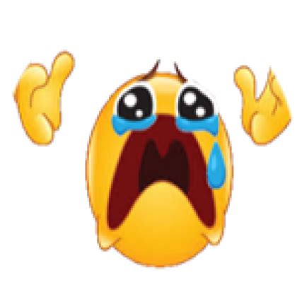 what is the crying emoji called in roblox