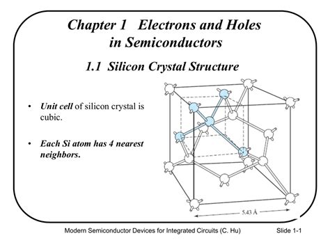 What Is The Crystal Structure Of Silicon