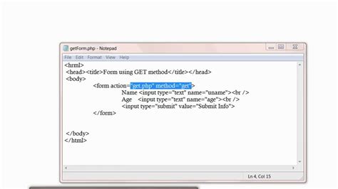 what is the default method for sending form data in html