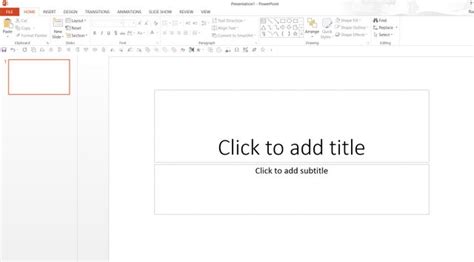 what is the default slide view in powerpoint
