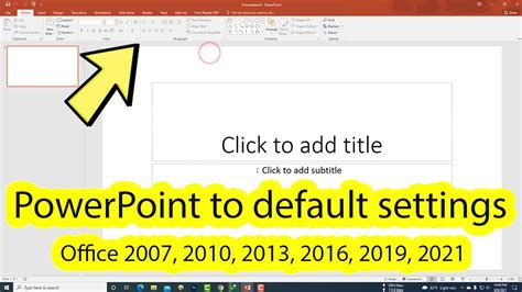 what is the default view a new powerpoint presentation opens to