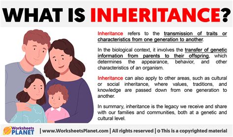what is the definition for inheritance