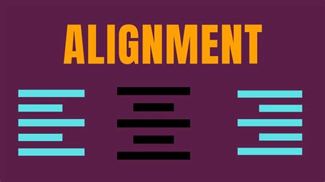 what is the definition of alignment in graphic design