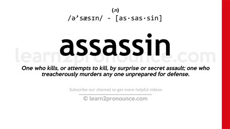 what is the definition of assassin