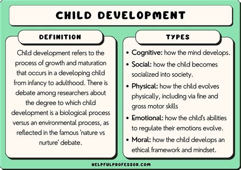 what is the definition of growth in child development