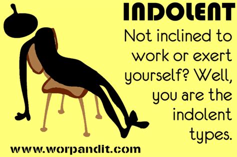 what is the definition of indolent