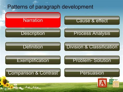 what is the definition of pattern of development