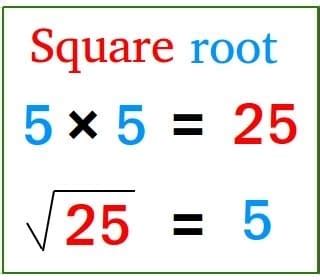 what is the definition of square root in math