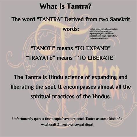 what is the definition of tantra