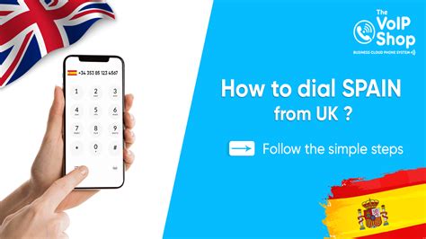 what is the dialing code from spain to uk