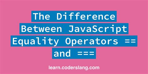 what is the difference between == and === operators in javascript