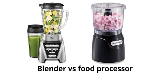What Is The Difference Between A Blender And A Processor