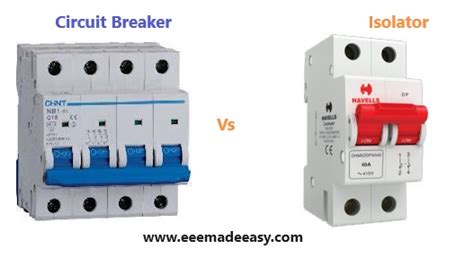 What Is The Difference Between A Circuit Breaker And An Isolator