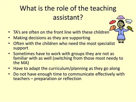 what is the difference between a classroom assistant and a teaching assistant