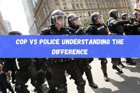 What Is The Difference Between A Cop And A Constable
