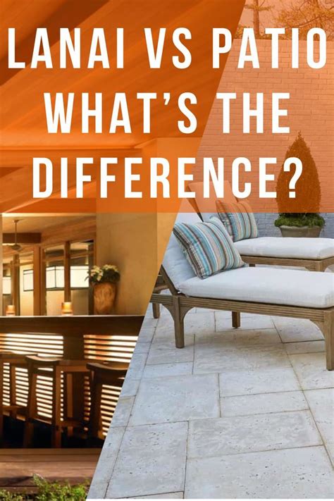 What Is The Difference Between A Lanai And A Deck