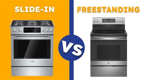 What Is The Difference Between A Slide In Range And A Freestanding Range