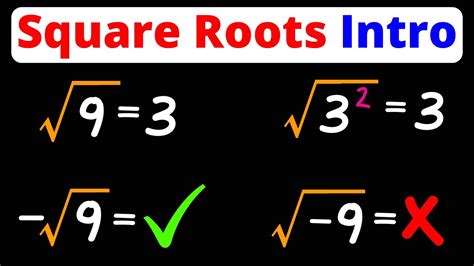 what is the difference between a square and a square root