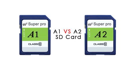 What Is The Difference Between A1 And A2 Sd Cards