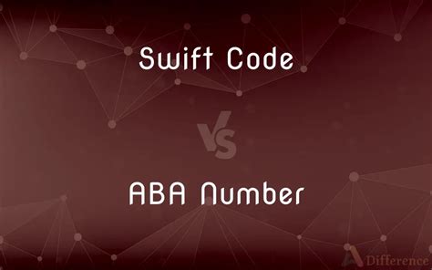 what is the difference between aba and swift code