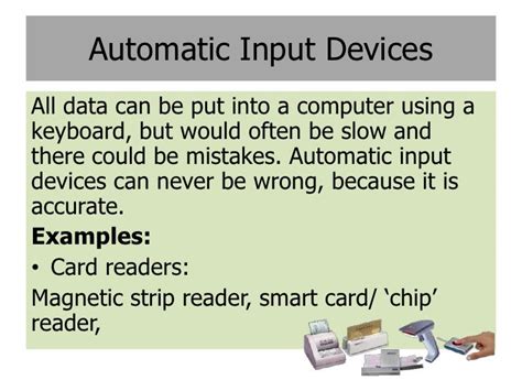 What Is The Difference Between Automatic And Manual Input Devices
