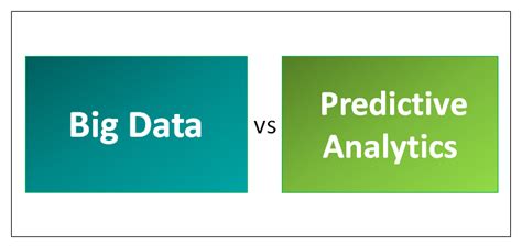 what is the difference between big data and predictive analytics