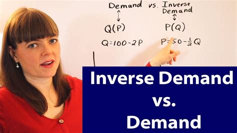 What Is The Difference Between Demand Function And Inverse Demand Function