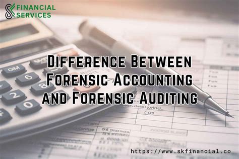what is the difference between forensic accounting and forensic auditing