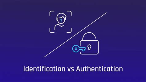 what is the difference between identification and authentication methods