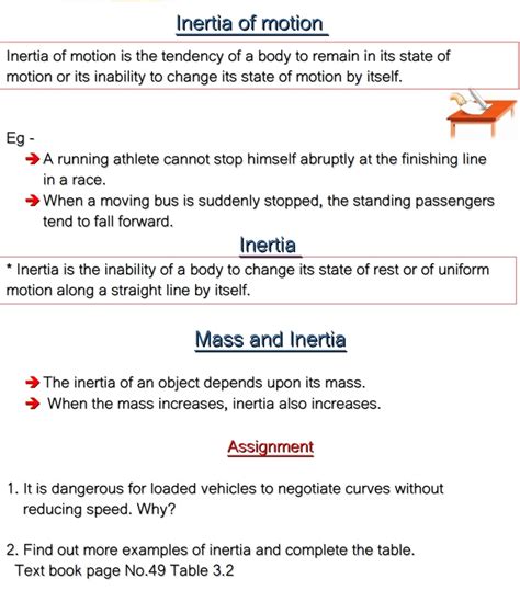 what is the difference between inertia of motion and inertia of rest
