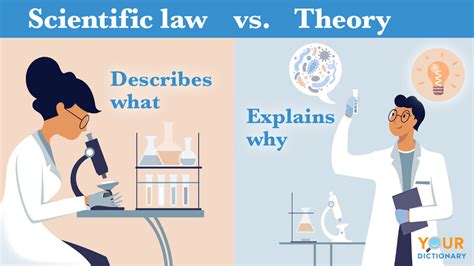 what is the difference between law and theory in science simple