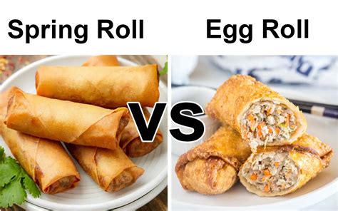Spring Roll vs Egg Roll What’s the Difference? IzzyCooking
