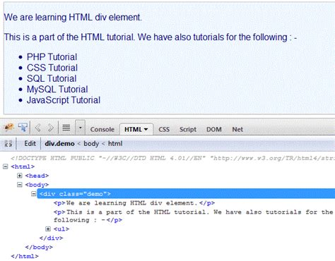 what is the div element primarily used for in html
