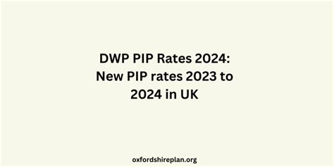 what is the dwp pip rate